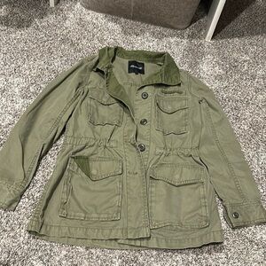 MADEWELL Catskills Military Jacket in Green Sz XS